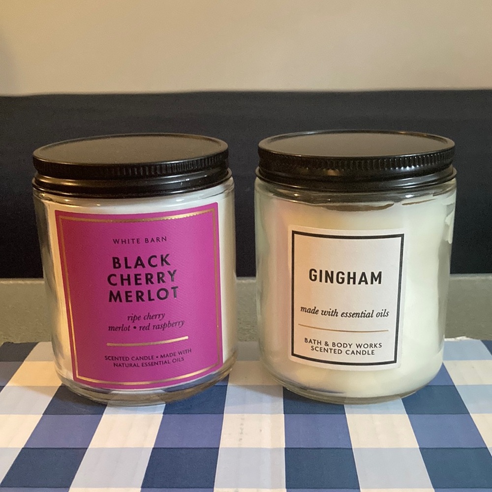 BBW 2 single wick candles